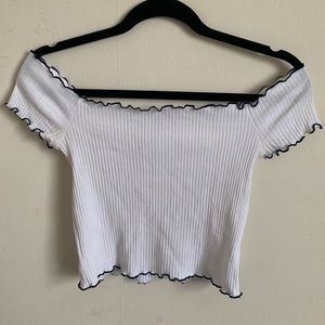 Zara off the shoulder top